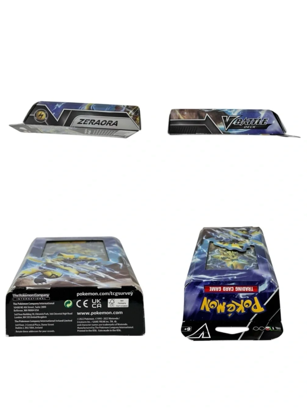 Pokémon TCG Zeraora V Battle Deck Lot of 2 Factory Sealed New Starter Deck